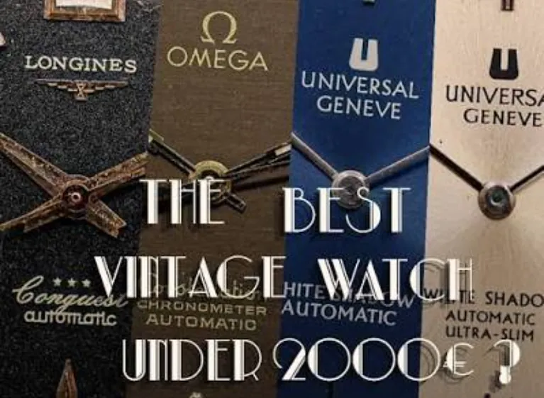 Montres vintage sous 1500 € : Omega, Longines, Universal Genève